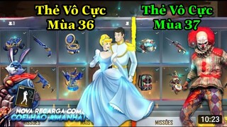 [Garena Free Fire]/Hé Lộ Thông Tin Thẻ Vô Cực Mùa 36,37 Và Review Vòng Quay Chế Tác Của Ob27
