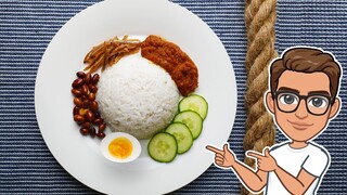 Vegetarian Nasi Lemak Recipe | Coconut Milk Rice Recipe | Delicious Nasi Lemak | Malaysian Dish