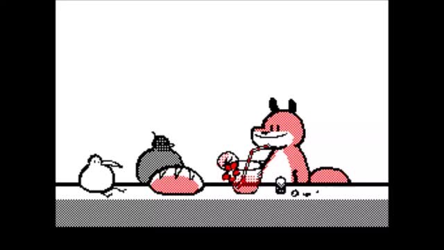 [Fanart] Kokorokeke - pixel animation - Bird and Fox