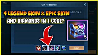 5 EPIC SKIN IN 1 CODE? BUT HOW?! LEGIT100% | Mobile Legends 2020