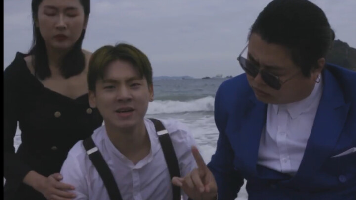 พี่อ้วนไลฟ์สดที่ริมทะเลช่วยคนลึกลับกอบกู้ความรัก