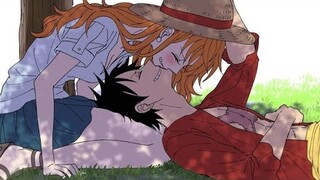 Luffy x Nami Touching Moments Dub