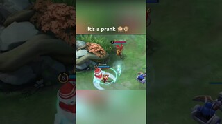 It's is a prank 🙊🙈 #mobilelegends #mlmemes #mlbb #mlhighlights #ml