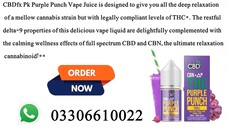 CBN + Delta-9 THC Vape Juice Purple Punch Chill In Dera Ismail Khan