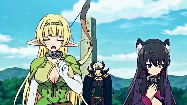 When playing the game, I was summoned to the game world and met a cat-eared girl and an elf.