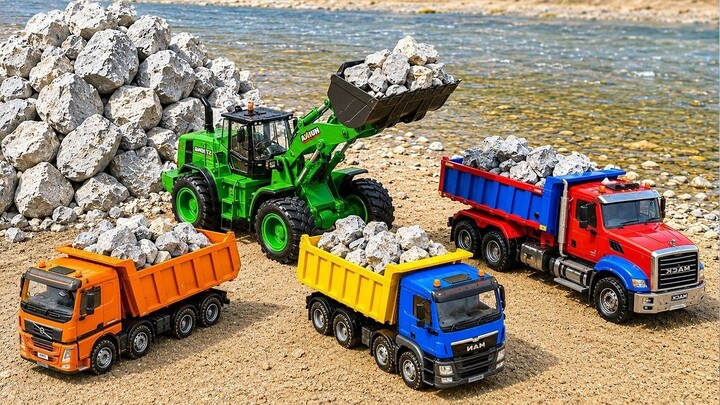 JCB 5CX Fully Loading Sand Mahindra Swaraj Tractor Tipper Pulling Jcb Crane