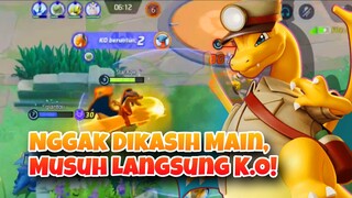 Nggak Dikasih Main Sampai Musuh K.O! (Montage Seismic Slam Charizard)