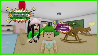 Lucu Abis! Aku Roleplay Jadi Bayi Bawel 24 Jam - Roblox Indonesia