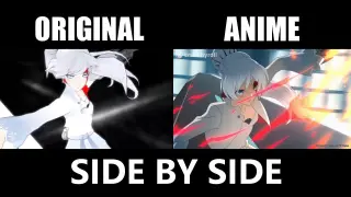 RWBY White Trailer: Original Vs Anime Comparison
