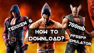 Paano mag download ng Tekken 6 PPSSPP Emulator Android (No Lag No Crash) (TAGALOG)