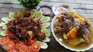 Trồng bông chuẩn bị đón tết. Vịt hai món đón năm mới 2022 - Bin Đen Miền Tây # 263