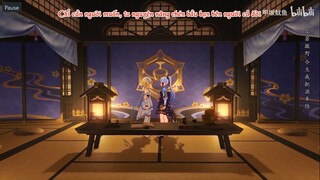 [Genshin impact](Lumine x Ayaka) Tóc Như Tuyết