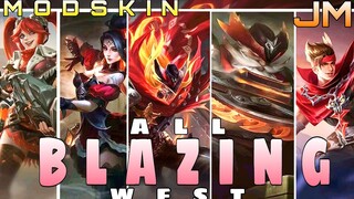 MobileLegend - Mod All Skin Viễn Tây Blazing West Full Âm Thanh Hiệu Ứng | JinMoba