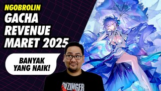 Gacha Revenue Maret 2025