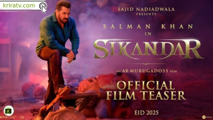 SIKANDAR Official Film Teaser Salman Khan Rashmika | kriraTv.com