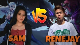 Samantha At Renejay Nag 1v1 Sa Mobile legends *SAMJAY