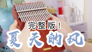 拇指琴版《夏天的风》完整版来了！慵懒又甜美