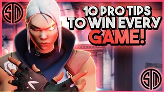 10 PRO TIPS You NEED to RANK UP and WIN EVERY GAME ft. TSM - Advanced Valorant Guide