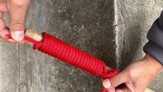 两个生活中实用的绳子小技巧，你一定喜欢！如果你不喜欢...