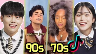 Korean Teens React To 50-90s TikToks!!