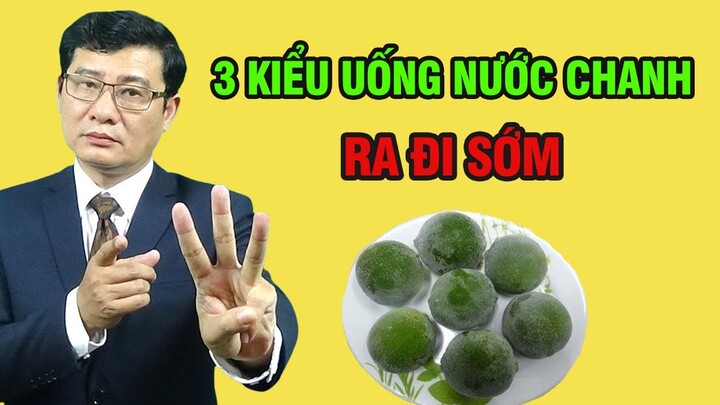 3 kiểu uống nước chanh ra đi sớm - SKST