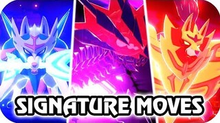 Pokémon Sword & Shield : Zacian, Zamazenta & Eternatus Signature moves! (HQ)