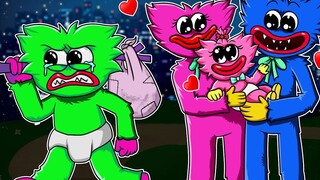 【Poppy Playtime】再见妈妈，我会走得很远 - Huggy Wuggy Baby 和家人在一起很伤心