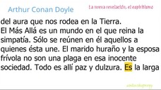 Arthur Conan Doyle - La nueva revelación, el espiritismo 2/2