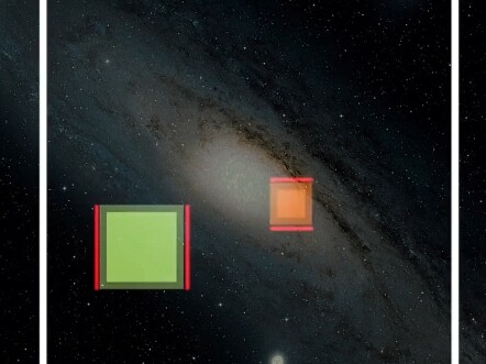 Which wins: the green square or the yellow square? #GeometricShapes