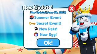 WOW !! *Summer Event* INI BAKAL JADI EVENT KEREN LAGI DI NEXT UPDATE PET SIMULATOR X