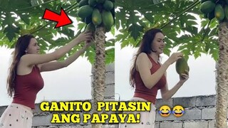 IBA DIN PUMITAS SI ATE NG PAPAYA! Pinoy Memes ,Funny Videos