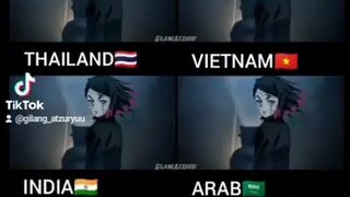 Kimetsu no yaiba Mugen train dub Arab Indonesia Thailand Vietnam Malaysia Indian English part 20