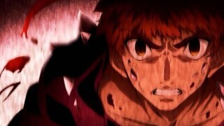 The Great Holy Grail War The blade of the sword is placed in the middle of [MAD] 's face.