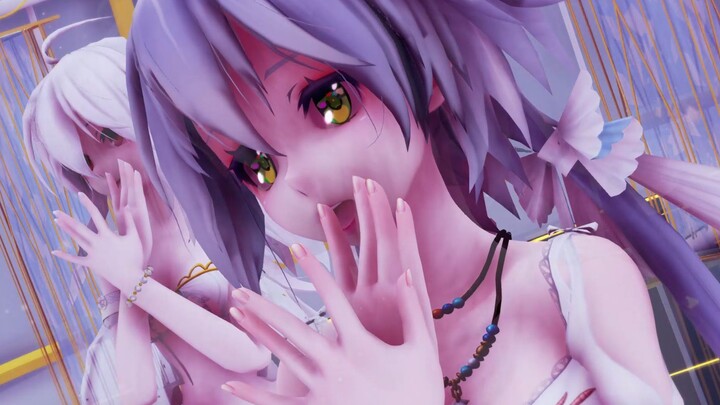 【洛天依*弱音*MMD】盛夏の夜，泳装威風堂々