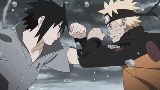 "Sasuke and Naruto" The melee between Sasuke and Naruto is so exciting! It's full of tension and loo