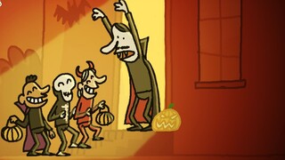 "Cartoon Box Series" Can't Guess the End of the Halloween Massacre - Scary Halloween