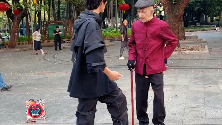 When I happened to meet an 80-year-old man dancing, I kindly offered to teach him a few moves—only t
