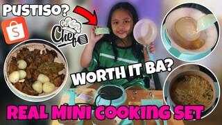 REAL MINI KITCHEN SET | NA BUDOL NG SHOPEE 🤣(SURPRISING MINEHEART)