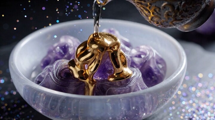 Pouring_syrup_over_gold_dumplings
