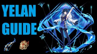 Yelan guide! Build and Mats for the best hydro character | Genshin Impact