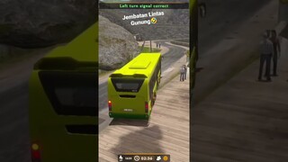 Jembatan Antar Gunung🤯 Bus Simulator Indonesia#games #gaming #tiktok #funny #fyp  #shorts #short #ok