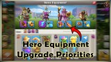 Hero Equipment Upgrade Priorities In Clash of Clans | Clash of Clans Guide | @AvengerGaming71