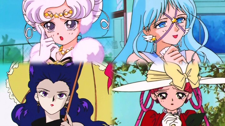 Sailor Moon's female villains = high-quality anime female head material library