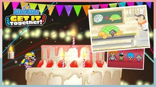 Team Mustache (Crygor, Mantis, Jimmy, Wario) In Food Stages | WarioWare: Get It Together