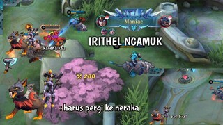 irithel ngamuk di mlbb auto meniac 😤|| mobile legends x soun anime ||sad || jangan sampai nangis 😁