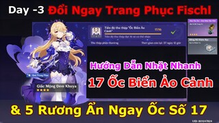 Hướng Dẫn Nhặt Nhanh 17 Ốc Biển  - Đổi Trang Phục Fischl & 5 Rương Ẩn Ngay Ốc Số 17 | Genshin Impact