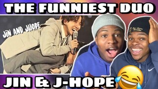 BTS: 2SEOK - The Funniest Duo Ever REACTION! (jin & j-hope compilation)