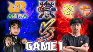 NIP FLASH VS. RRQ AKIRA GAME 1 | 2024 MSC x EWC GROUPSTAGE DAY 2 MATCH 3 🔥🔥🔥