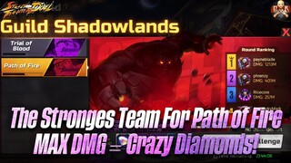 [SF: Duel] - Path of Fire: Maximize Dmg with these teams & collect a TON of Diamonds!