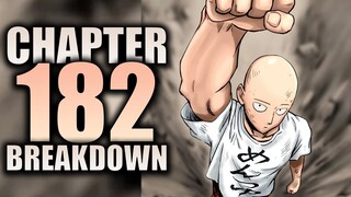 THE ENDING OF SAITAMA VS TATSUMAKI EXPLAINED / One Punch Man Chapter 182